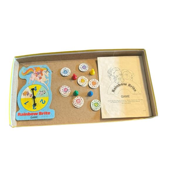 Vintage Rainbow Brite Hallmark Board Game 1983 Complete VGC - Picture 4 of 16